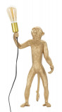 Cumpara ieftin Lampa de masa Monkey, Mauro Ferretti, &Oslash;26 x 55 cm, 1 x E27, 40W, polirasina, auriu