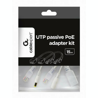 Kit adaptor Gembird UTP PP12-POE-0.15M-W foto