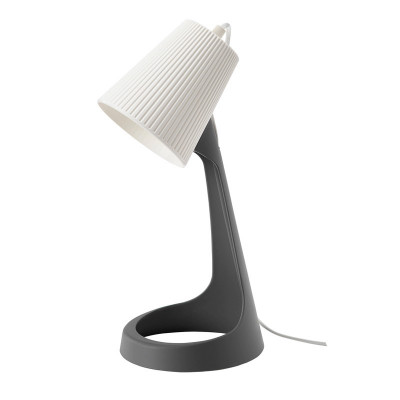 Lampa de citit, 8.6 W, inaltime 35 cm, Alb/Negru foto