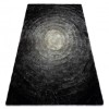 Covor FLIM 008-B2 modern shaggy, cercuri - structural gri, 120x160 cm, Dreptunghi, Poliester