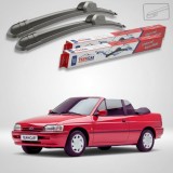 Cumpara ieftin Ștergătoare Ford Escort Gen V VI Cabriolet 1990-1994 | Set Față Flat &ndash; TeamCar&reg;