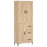 Cumpara ieftin Dulap inalt, stejar sonoma, 69,5x34x180 cm, lemn compozit