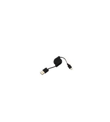 Cablu de date roll-in, usb la micro-usb, Negru foto