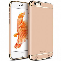 Husa Baterie Ultraslim iPhone 6/6s, iUni Joyroom 2500mAh, Gold foto