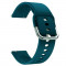 Curea silicon, compatibila Samsung Galaxy Watch Active 2, telescoape Quick Release, Sacramento Green
