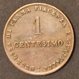 Italia Piacenza 1 Centesimo 1830 Maria Luigia d&#039;Austria Rar