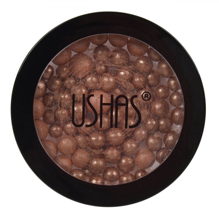 Fard de Obraz Compact, Ushas, Perle, Capacitate 12g, Bronz