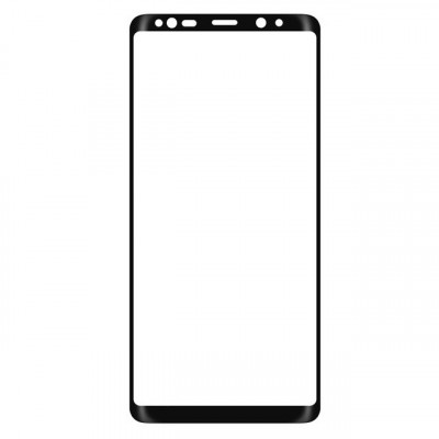 Folie plastic protectie ecran Full Face margini negre Nano Pro pentru Samsung Galaxy Note 8 (SM-N950) foto