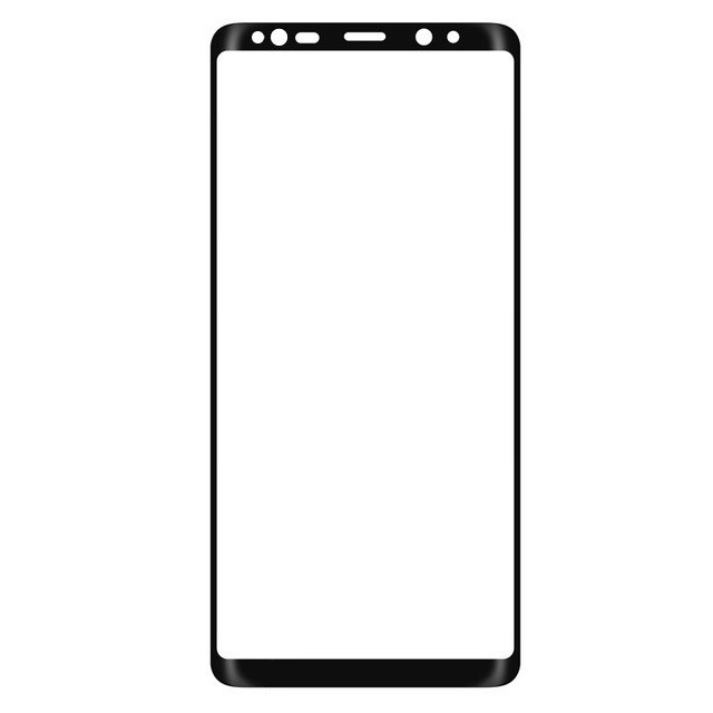 Folie plastic protectie ecran Full Face margini negre Nano Pro pentru Samsung Galaxy Note 8 (SM-N950)