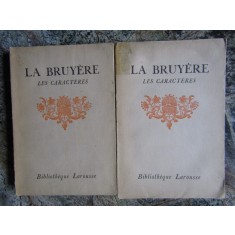 La Bruyere - Les Caracteres 2 VOL