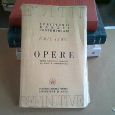 OPERE - EMIL ISAC