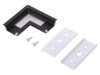 Conector 90&deg; Aluminiu Negru Anodizat GROOVE14