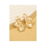 Cumpara ieftin Cercei Aurii forma Frunza - 927829