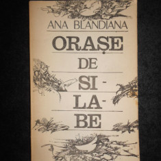 Ana Blandiana - Orase de silabe (1987)