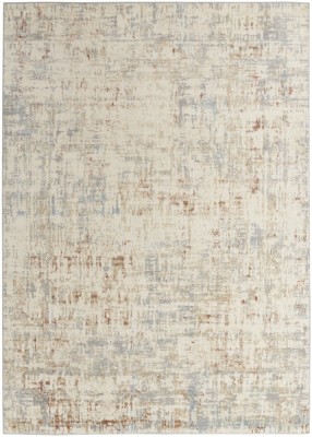 Covor Model Calvin Klein ECH06, Marime 97 x 152 cm, Crem, Gri, Ivory, Inaltime Fir 6 mm, Antialergic, Polipropilena si Poliester, Living, Dormitor, Su foto