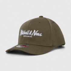 Mitchell&Ness șapcă din amestec de lână culoarea verde, cu imprimeu