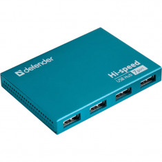 Hub Usb Defender Septima Slim 7xUsb 2A Albastru