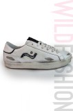 CH38-211 Adidasi casual DAVI din piele naturala cu aspect murdar