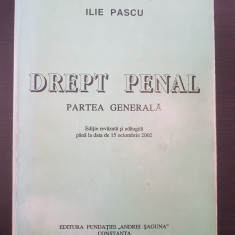 DREPT PENAL PARTEA GENERALA - Ilie Pascu