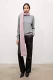 Answear.LAB esarfa de lana culoarea violet, neted