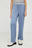 American Vintage pantaloni femei, drept, high waist