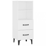 Cumpara ieftin Servanta, alb, 34,5x34x90 cm, lemn compozit