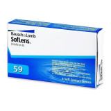 Lentile de contact SofLens 59, -01.50, 6 bucăți, Bausch Lomb