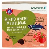 Ton pentru paste Fontaine cu masline, capere si rosii ecologice, 190g