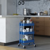 Carucior servire Pyhanta 78,5x46x35cm albastru [en.casa] HausGarden Leisure, [en.casa]