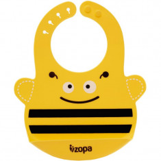 Zopa Silicone Bib bavețică Bee 1 buc