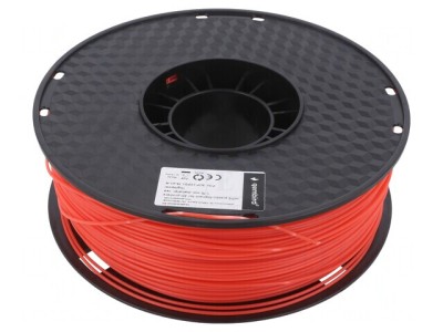 Filament HIPS 1,75mm Roșu 1kg foto
