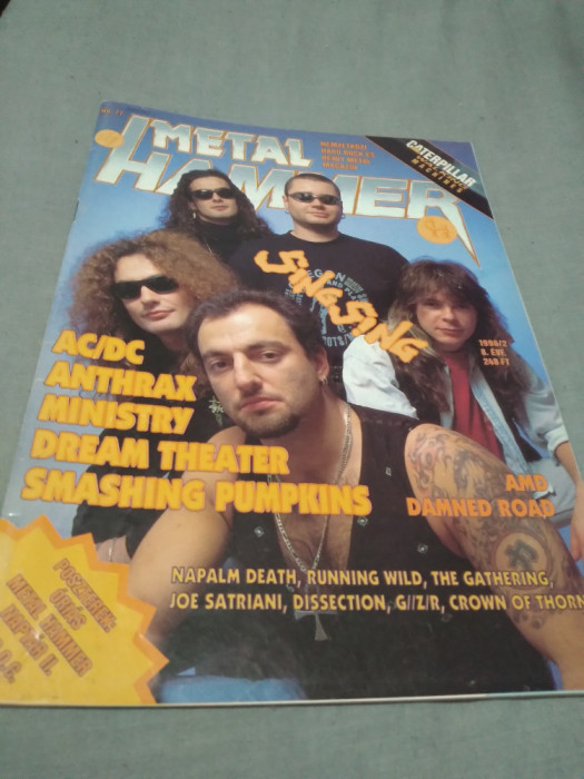 REVISTA METAL HAMMER NR.77+POSTER