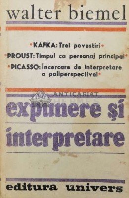 Expunere si interpretare - Walter Biemel ($Q4) foto