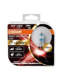 Set 2 becuri auto Osram H7 Night Breaker +200% 12V 55W