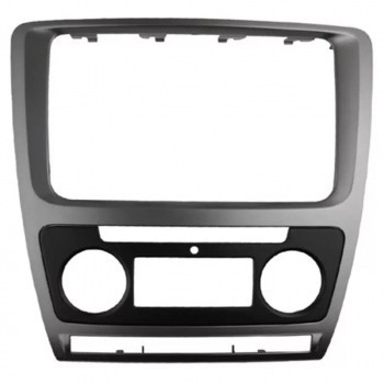 Rama radio 2DIN Skoda Octavia 2009-2012 cu Climatronic AR166 foto