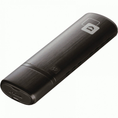 Adaptor wireless D-Link DWA-182 , 1200 Mbps , USB 3.0 , Dual Band , Negru foto