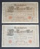 Lot Bancnote Germania - 1.000 Mark 1910, Europa