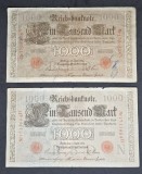 Lot Bancnote Germania - 1.000 Mark 1910