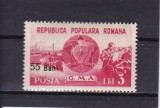 ROMANIA 1952 LP 308 G.M.A. SI F.G.M.A. SUPRATIPAR MNH, Nestampilat