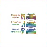 Cumpara ieftin Sticker Auto , zAudi O Tura cu Masina, , Autocolant Personalizat cu Design Tematic Audi
