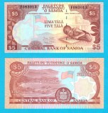 Samoa (pick 33) 5 Tala 2002 UNC serie: F083013