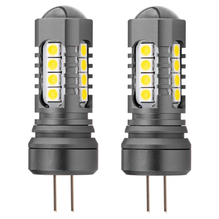 Bec LED Canbus 3030 18SMD HP24W alb 12V/24V, Amio, set 2 buc