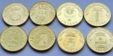 Set complet 8 x 10 ruble 2014 Rusia, Towns of Martial Glory, unc-Aunc