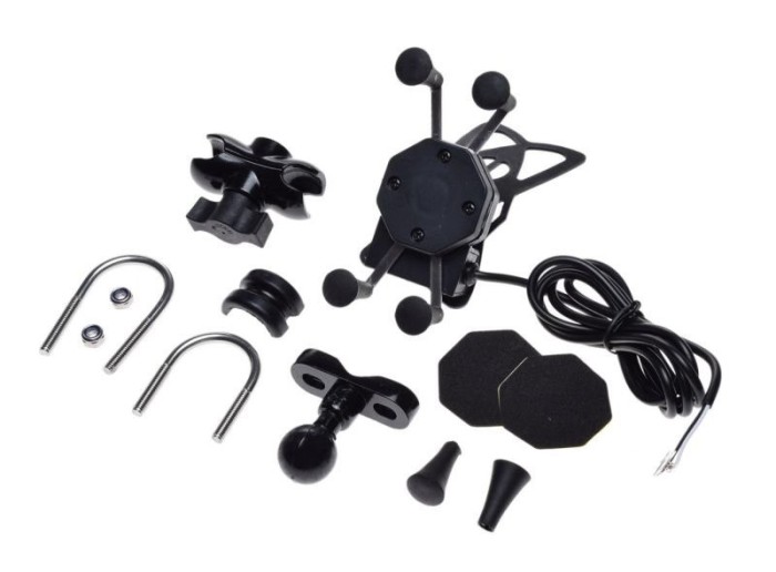 Suport telefon + priza USB tip RAM, universal Cod Produs: MX_NEW AA99928