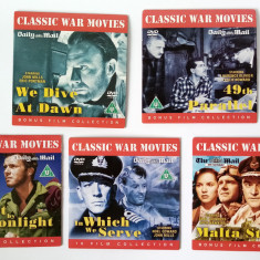 5 DVD filme Razboi Mondial cinemateca Daily Mail Classic War Movies Mills D2