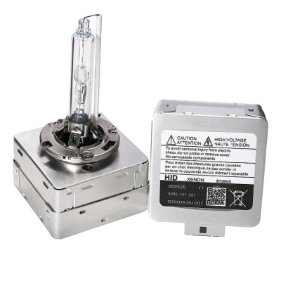 Set 2 BecurI Xenon D1S, BZRSH , Bec D3S Auto cu Soclu Metalic, Tehnologie Quick Start, Lumina Alb Rece 6000K Bixenon, Compatibil pentru Faza Lunga si foto