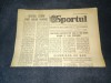 ZIARUL SPORTUL 13 NOIEMBRIE 1982