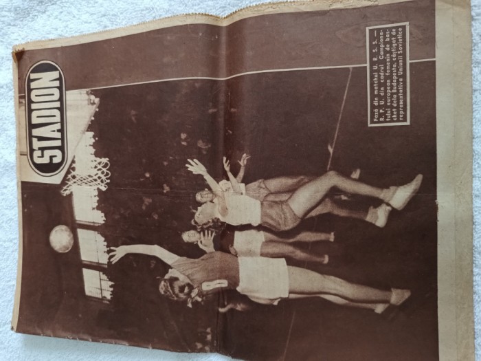 REVISTA STADION , ANII 1950 , Republica Populara Romana