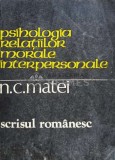 Psihologia relatiilor morale interpersonale - 1981 - Nicolae C. Matei (G3)