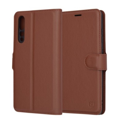 Husa pentru Huawei P20 Pro - Techsuit Leather Folio - Brown foto
